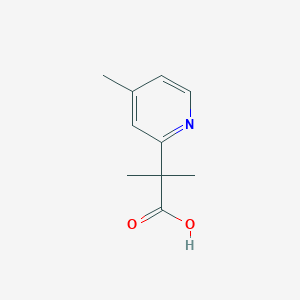 2-Methyl-2-(4-methylpyridin-2-yl)propanoic acid