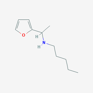 [1-(Furan-2-YL)ethyl](pentyl)amine