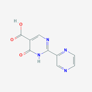 6-Oxo-2-(pyrazin-2-yl)-1,6-dihydropyrimidine-5-carboxylic acid