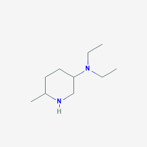 molecular formula C10H22N2 B13189471 N,N-diethyl-6-methylpiperidin-3-amine 