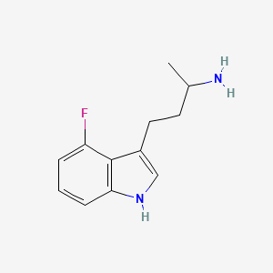 4-(4-Fluoro-1H-indol-3-yl)butan-2-amine