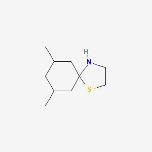 7,9-Dimethyl-1-thia-4-azaspiro[4.5]decane