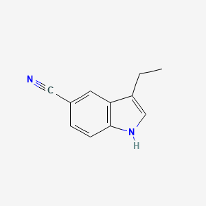 3-ethyl-1H-indole-5-carbonitrile