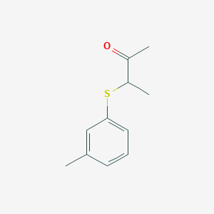 3-[(3-Methylphenyl)sulfanyl]butan-2-one