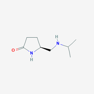 (5S)-5-{[(propan-2-yl)amino]methyl}pyrrolidin-2-one