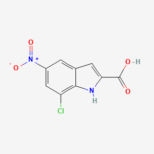 7-chloro-5-nitro-1H-indole-2-carboxylic acid