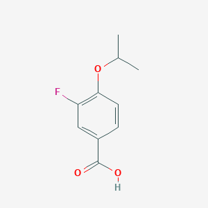 molecular formula C10H11FO3 B1318970 3-氟-4-异丙氧基苯甲酸 CAS No. 258273-30-2