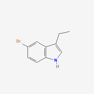 molecular formula C10H10BrN B1318971 5-溴-3-乙基-1H-吲哚 CAS No. 1346706-71-5
