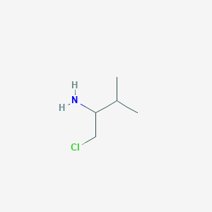 molecular formula C5H12ClN B13189761 1-Chloro-3-methylbutan-2-amine 