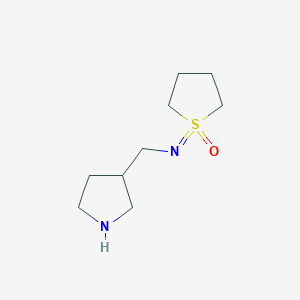 1-{[(Pyrrolidin-3-yl)methyl]imino}-1lambda6-thiolan-1-one