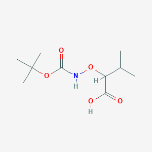 2-({[(Tert-butoxy)carbonyl]amino}oxy)-3-methylbutanoic acid