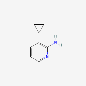 molecular formula C8H10N2 B1318991 3-环丙基吡啶-2-胺 CAS No. 878805-25-5