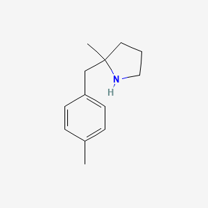 2-Methyl-2-[(4-methylphenyl)methyl]pyrrolidine