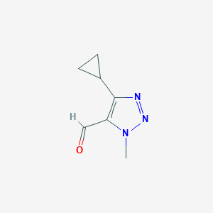 4-Cyclopropyl-1-methyl-1H-1,2,3-triazole-5-carbaldehyde