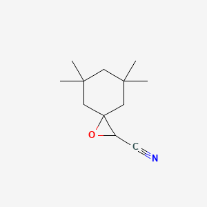 5,5,7,7-Tetramethyl-1-oxaspiro[2.5]octane-2-carbonitrile