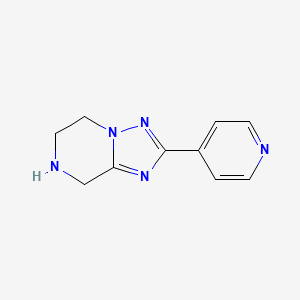 4-(5H,6H,7H,8H-[1,2,4]Triazolo[1,5-A]pyrazin-2-YL)pyridine