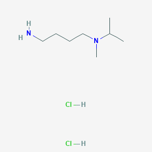 molecular formula C8H22Cl2N2 B13190248 (4-Aminobutyl)(methyl)(propan-2-yl)amine dihydrochloride 