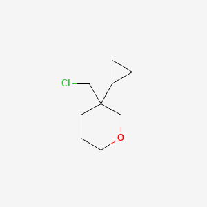 3-(Chloromethyl)-3-cyclopropyloxane