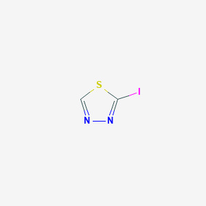 molecular formula C2HIN2S B1319030 2-碘-1,3,4-噻二唑 CAS No. 332133-91-2