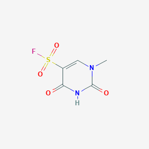 molecular formula C5H5FN2O4S B13190310 1-Methyl-2,4-dioxo-1,2,3,4-tetrahydropyrimidine-5-sulfonyl fluoride 