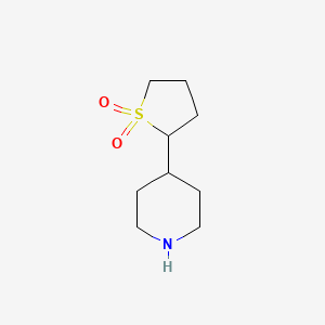 2-(Piperidin-4-yl)-1$l^{6}-thiolane-1,1-dione