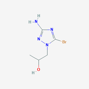 1-(3-amino-5-bromo-1H-1,2,4-triazol-1-yl)propan-2-ol