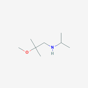 (2-Methoxy-2-methylpropyl)(propan-2-yl)amine