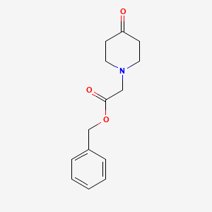 B1319034 Benzyl 2-(4-oxopiperidin-1-yl)acetate CAS No. 364056-14-4