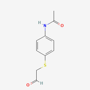 N-(4-[(2-Oxoethyl)sulfanyl]phenyl)acetamide