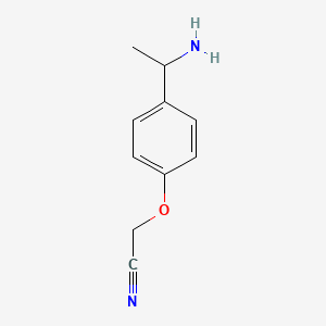 2-[4-(1-Aminoethyl)phenoxy]acetonitrile