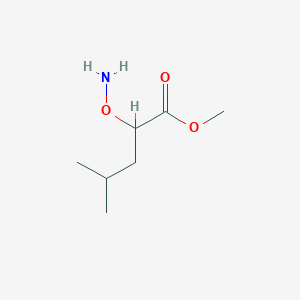 Methyl 2-(aminooxy)-4-methylpentanoate