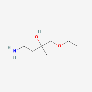 4-Amino-1-ethoxy-2-methylbutan-2-ol