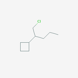 (1-Chloropentan-2-yl)cyclobutane