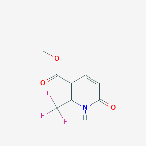 molecular formula C9H8F3NO3 B1319063 6-氧代-2-(三氟甲基)-1,6-二氢吡啶-3-羧酸乙酯 CAS No. 194673-13-7