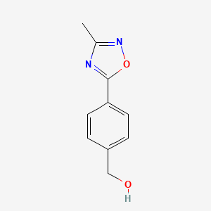 B1319065 [4-(3-Methyl-1,2,4-oxadiazol-5-yl)phenyl]methanol CAS No. 362529-02-0
