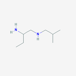 molecular formula C8H20N2 B13190658 (2-Aminobutyl)(2-methylpropyl)amine 