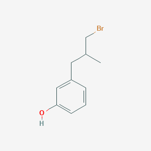 3-(3-Bromo-2-methylpropyl)phenol