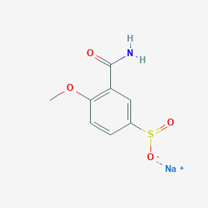 Sodium 3-carbamoyl-4-methoxybenzene-1-sulfinate