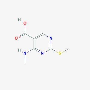 B1319069 4-(Methylamino)-2-(methylthio)-5-pyrimidinecarboxylic acid CAS No. 863028-98-2