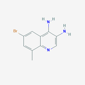 6-Bromo-8-methylquinoline-3,4-diamine