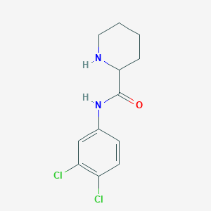 molecular formula C12H14Cl2N2O B13190795 N-(3,4-Dichlorophenyl)piperidine-2-carboxamide 