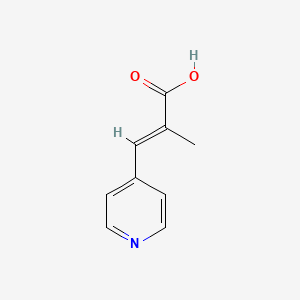 2-Methyl-3-(pyridin-4-yl)acrylic acid