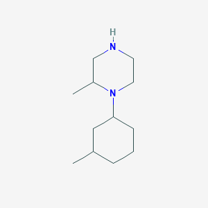 2-Methyl-1-(3-methylcyclohexyl)piperazine