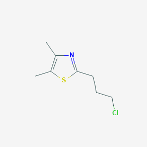 2-(3-Chloropropyl)-4,5-dimethyl-1,3-thiazole