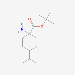 tert-Butyl 1-amino-4-(propan-2-yl)cyclohexane-1-carboxylate