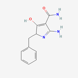 2-amino-5-benzyl-4-oxo-4,5-dihydro-1H-pyrrole-3-carboxamide