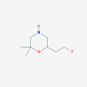 6-(2-Fluoroethyl)-2,2-dimethylmorpholine