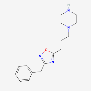 1-[3-(3-Benzyl-1,2,4-oxadiazol-5-YL)propyl]piperazine