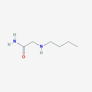 molecular formula C6H14N2O B13191097 2-(Butylamino)acetamide 