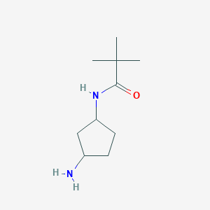 N-(3-Aminocyclopentyl)-2,2-dimethylpropanamide